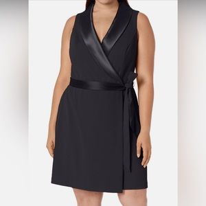 Adrianna Papell Tuxedo Dress SZ 18